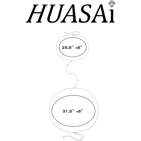 Layered Waist Chain for Women Beaded Body Jewelry Trendy Christmas Gift Idea - Picture 6 of 7